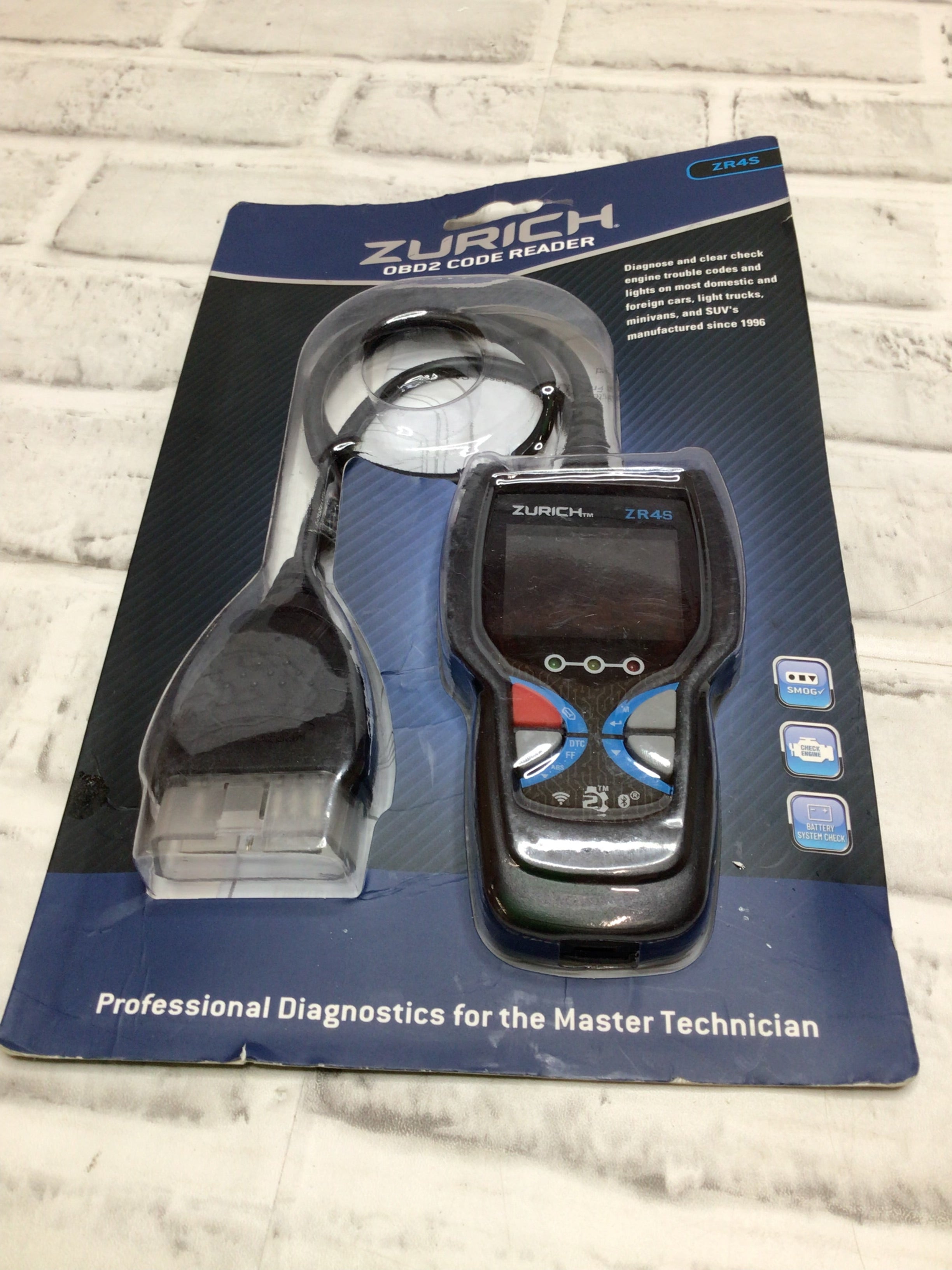 *FOR PARTS / NOT WORKING* Zurich ZR4S OBD2 Code Reader (8094749819118)